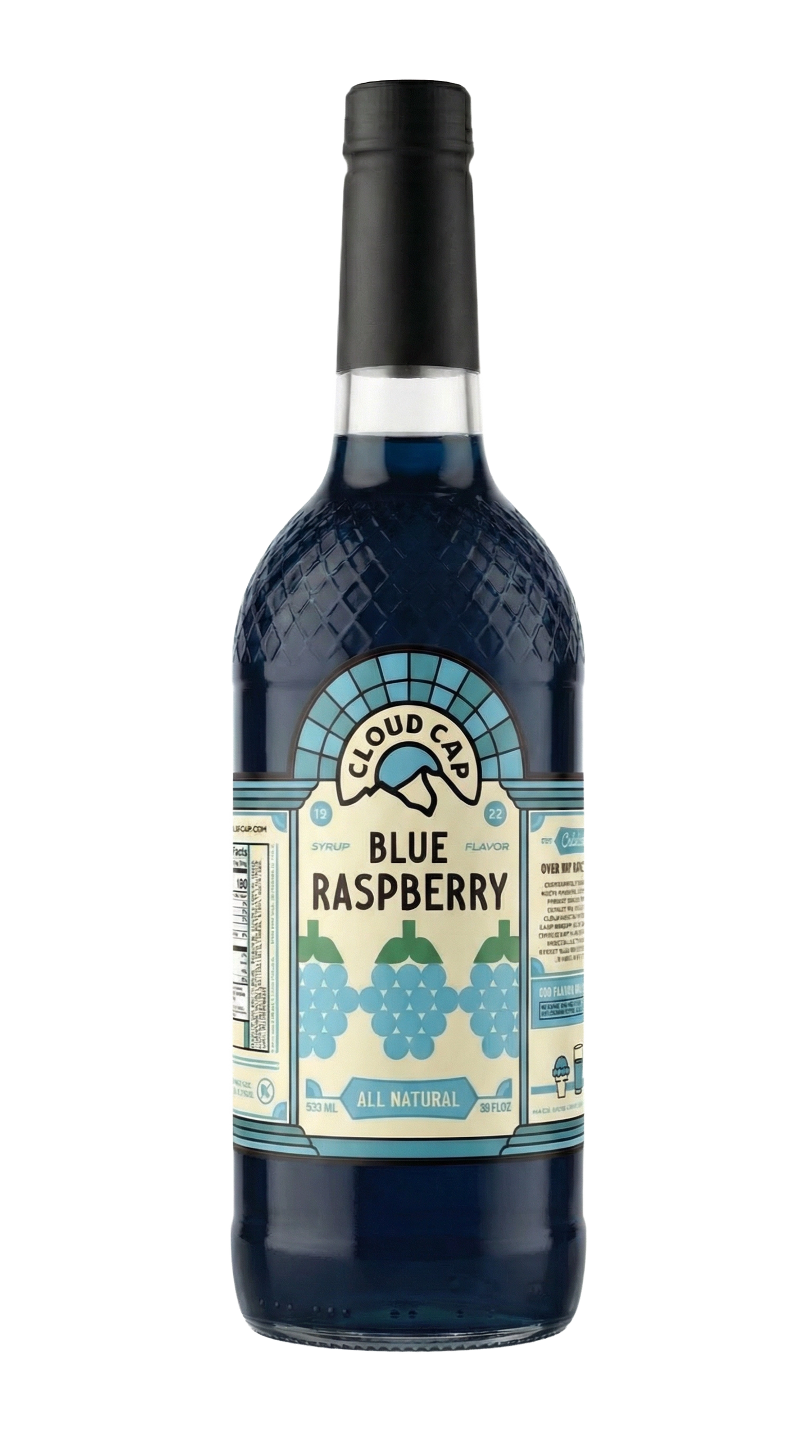 Cloud Cap Blue Raspberry Syrup